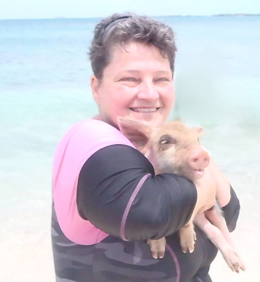 Swimming with Pigs in the Bahamas