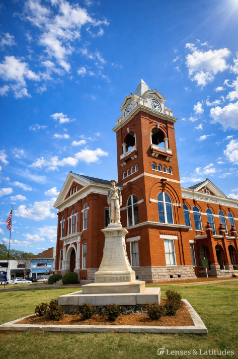 Downtown Hawkins filming location for Stranger Things